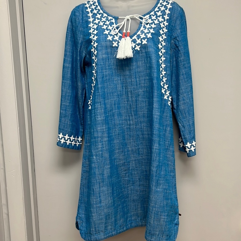 Hatley Embroidered Organic Cotton Dress